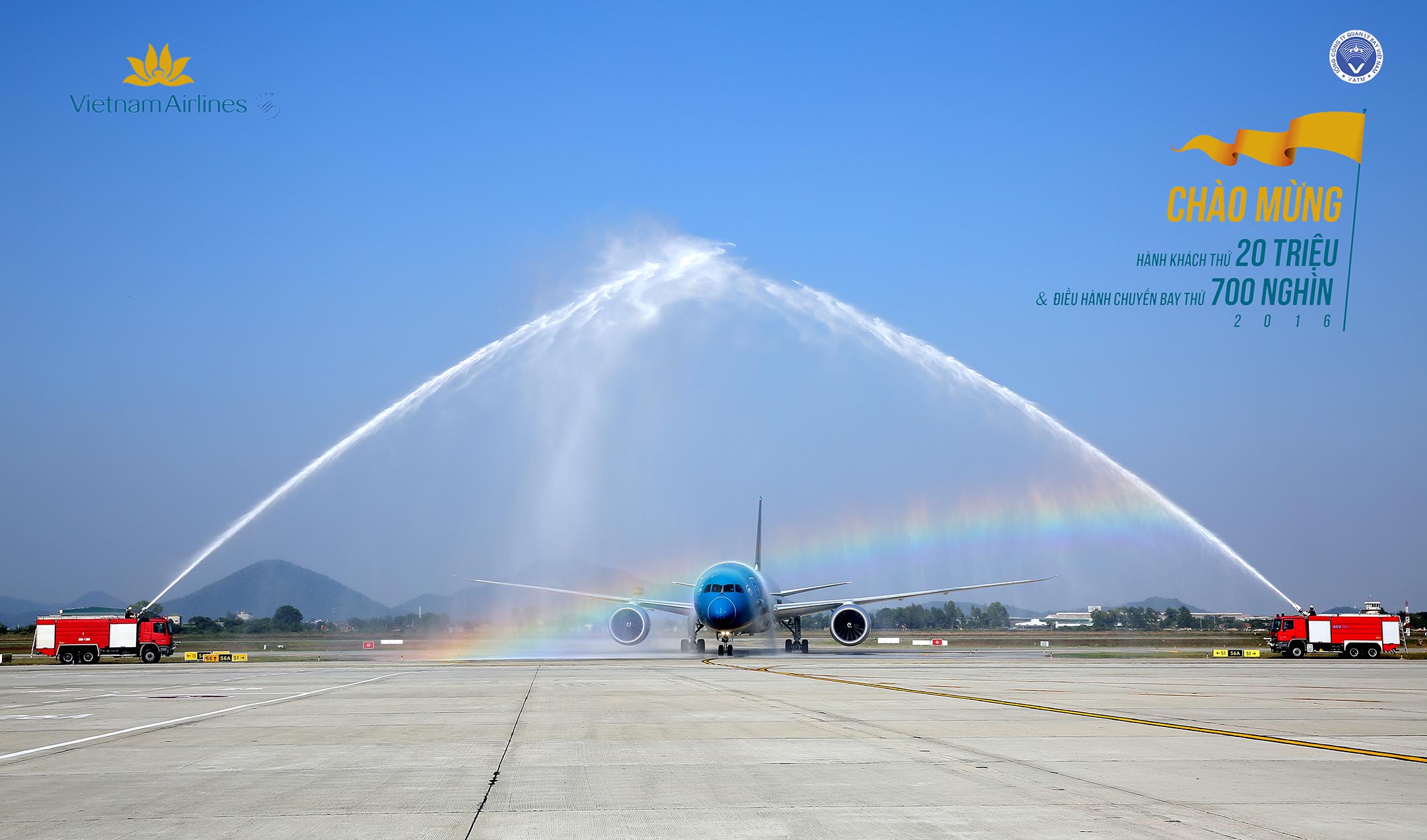VATM: Tổ chức chào đón chuyến bay thứ 700 nghìn trong năm 2016