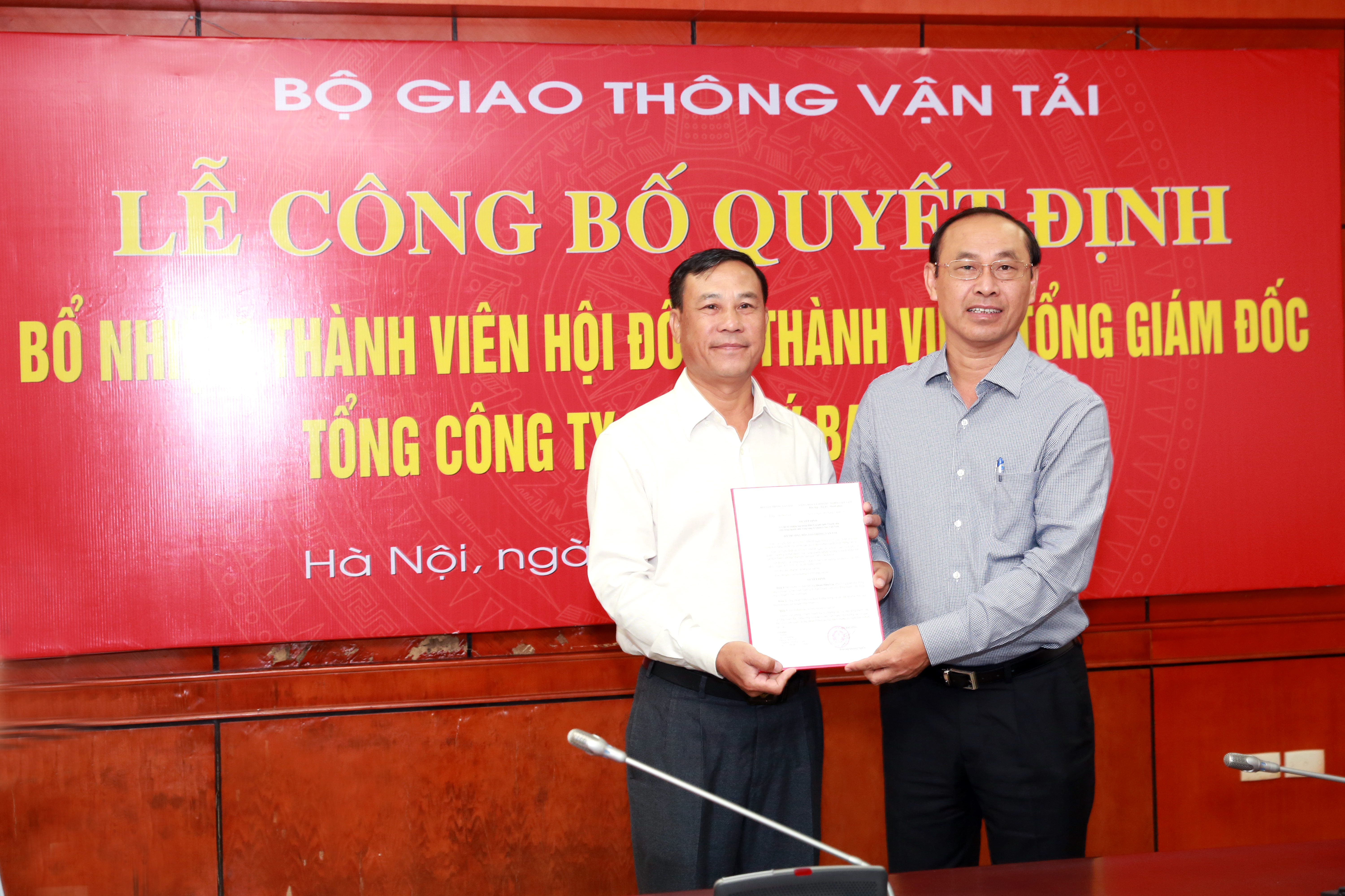 Công bố quyết định bổ nhiệm Thành viên Hội đồng thành viên, Tổng giám đốc Tổng công ty Quản lý bay Việt Nam