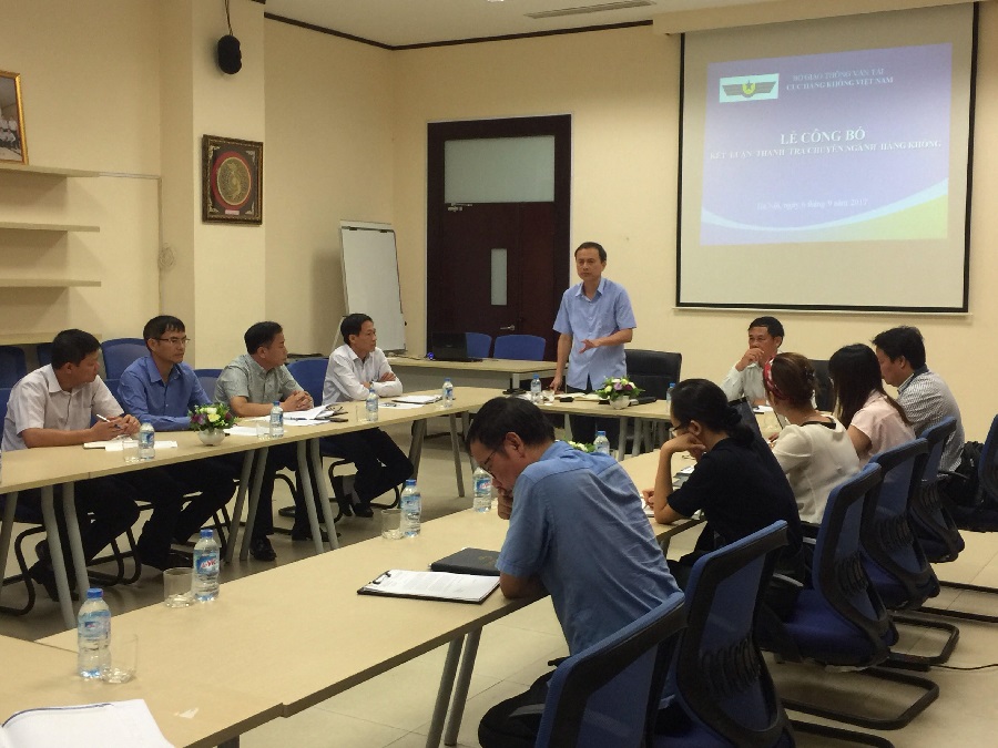 Cục Hàng không Việt Nam công bố kết luận thanh tra việc tuân thủ các quy định pháp luật chuyên ngành hàng không, về điều kiện cơ sở đào tạo, huấn luyện nghiệp vụ nhân viên hàng không