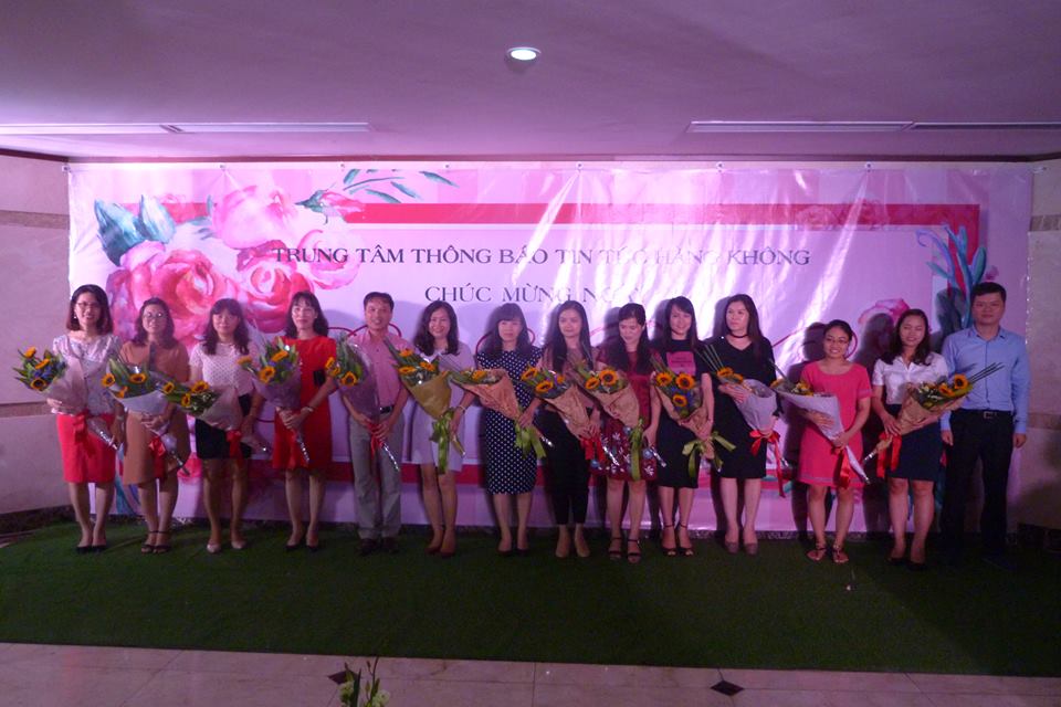 Trung tâm Thông báo tin tức hàng không tổ chức chương trình chào mừng kỷ niệm ngày thành lập Hội Liên hiệp Phụ nữ Việt Nam