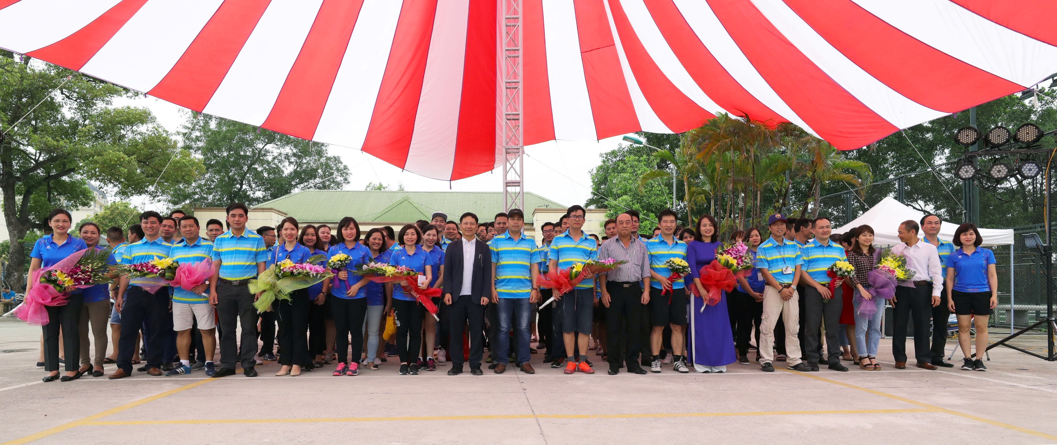 Công ty Quản lý bay miền Bắc tổ chức Lễ Khai mạc Hội thao và Hội diễn văn nghệ quần chúng năm 2018 chào mừng 25 năm thành lập Tổng công ty Quản lý bay Việt Nam