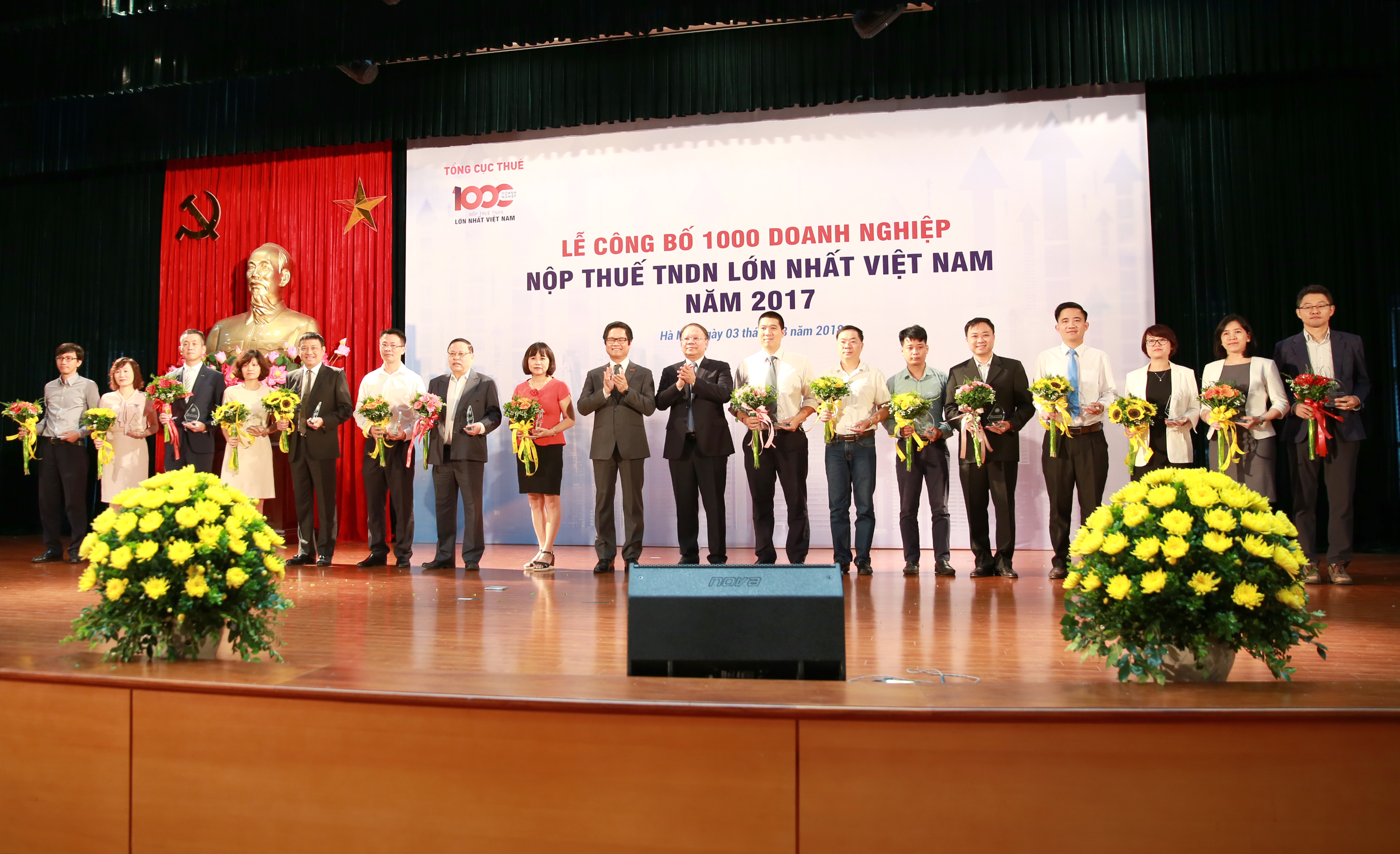 VATM lọt Top 100 doanh nghiệp nộp thuế thu nhập doanh nghiệp lớn nhất Việt Nam năm 2017