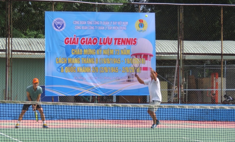 Công đoàn Công ty Quản lý bay miền Trung tổ chức Giải Tennis chào mừng Lễ Quốc khánh