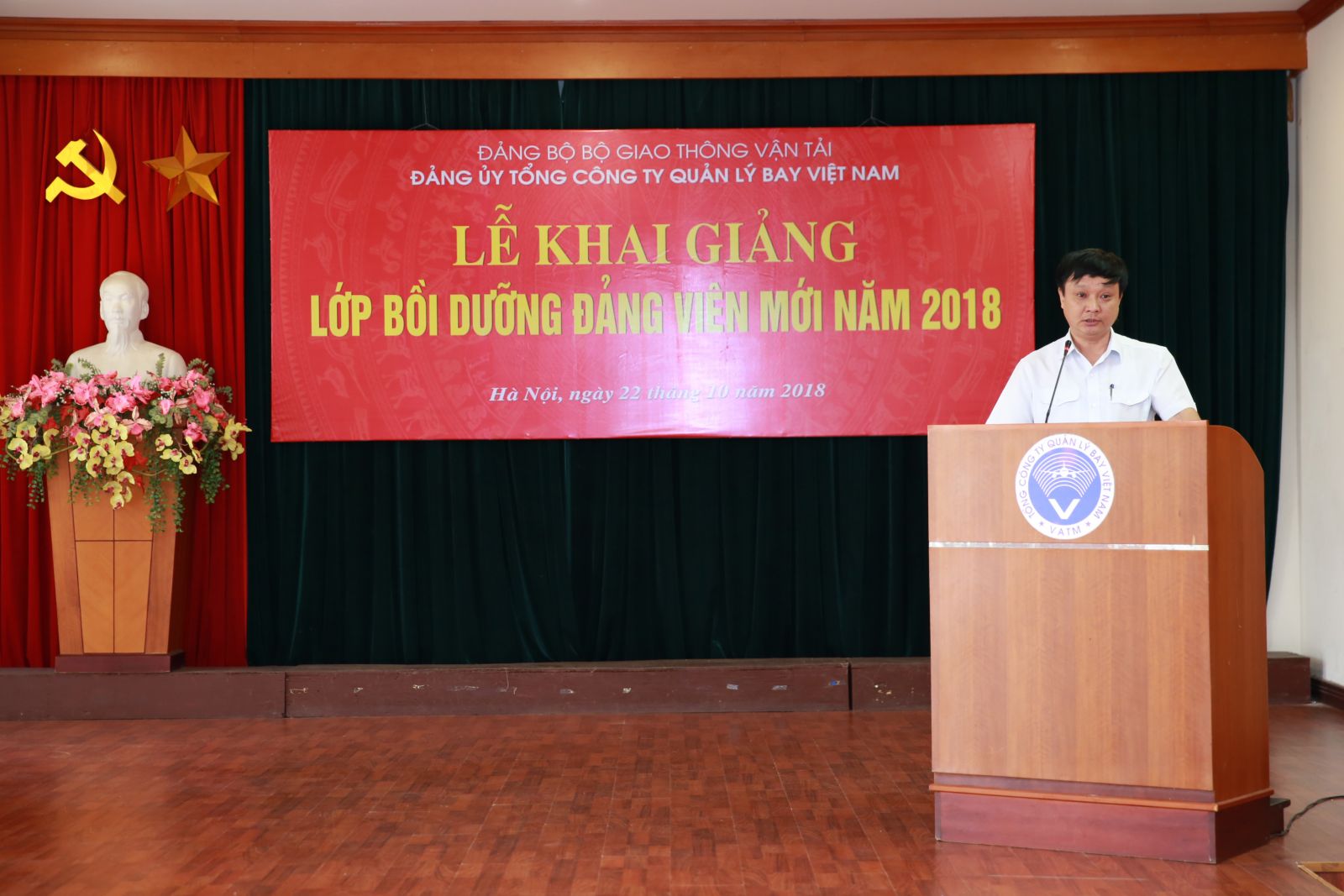 Công tác phát triển đảng viên năm 2018 của Đảng bộ Tổng công ty Quản lý bay Việt Nam