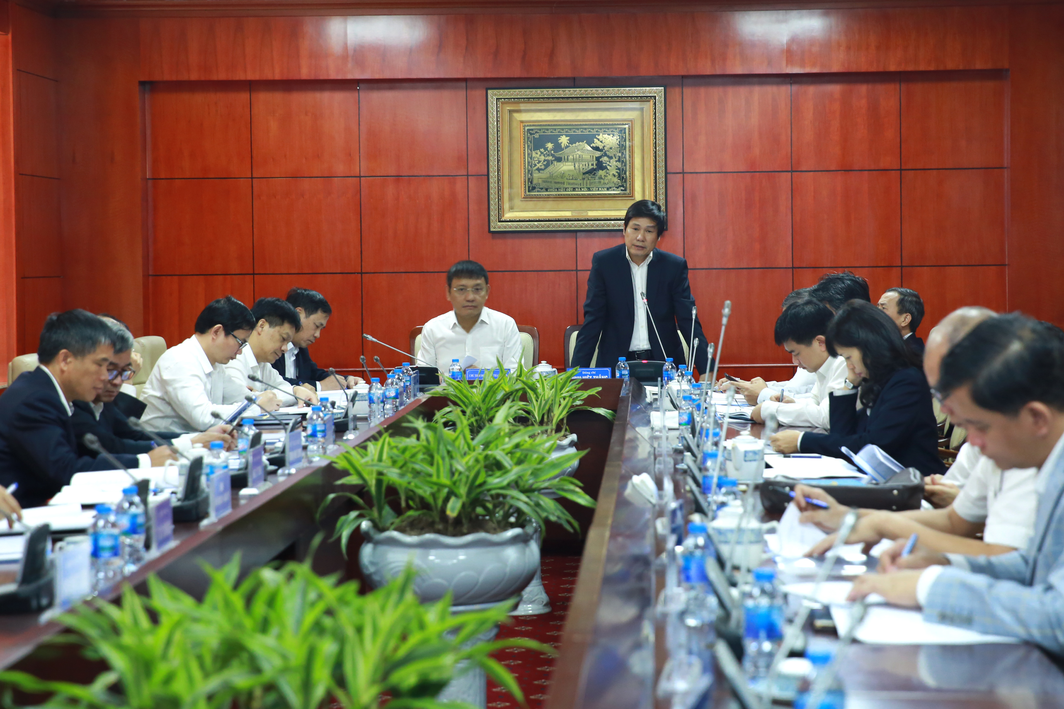Cục Hàng không Việt Nam làm việc với VATM