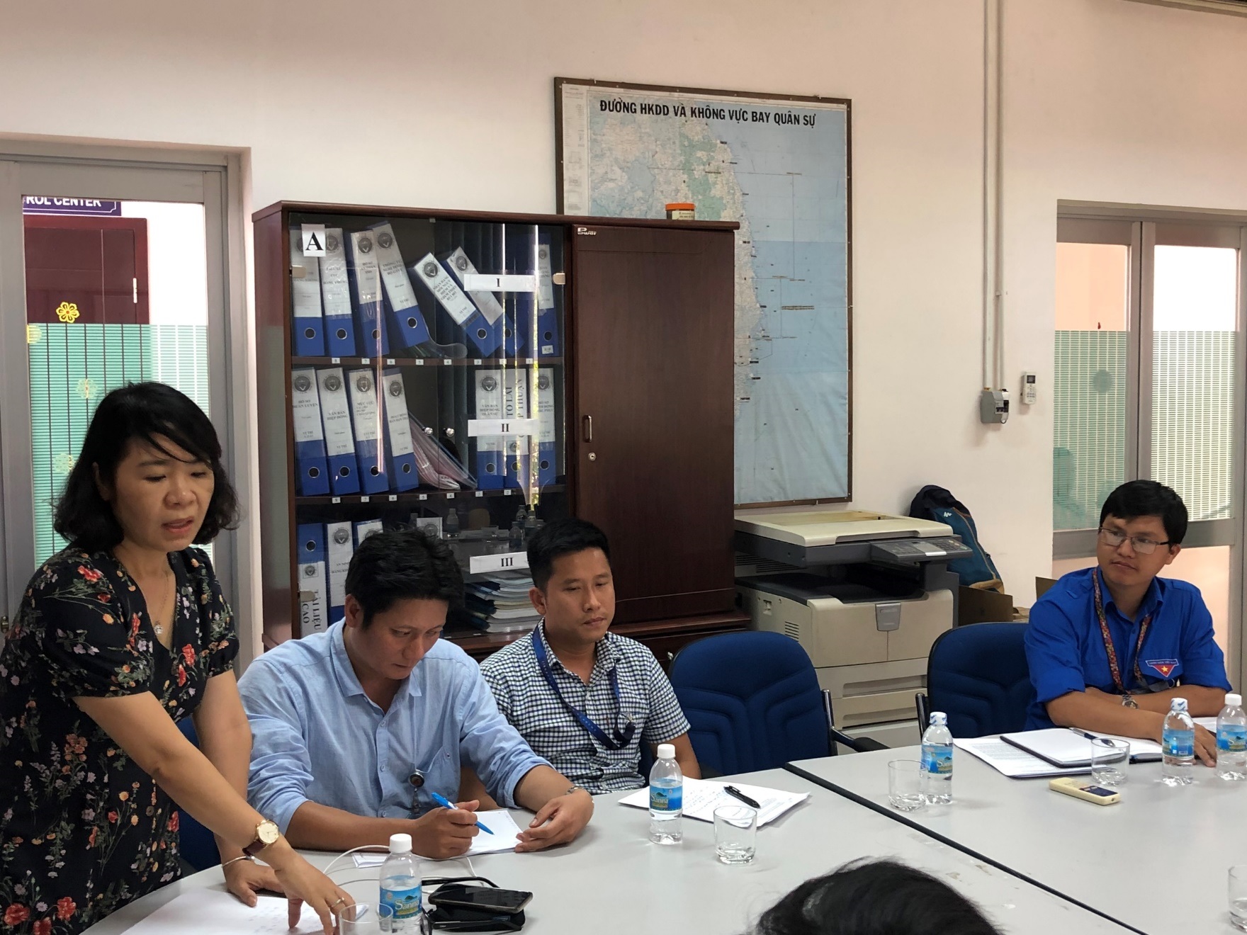 Đoàn thanh niên Tổng công ty kiểm tra công tác Đoàn tại Chi đoàn Trung tâm Tiếp cận tại sân Cam Ranh thuộc Đoàn cơ sở Công ty Quản lý bay miền Nam năm 2019