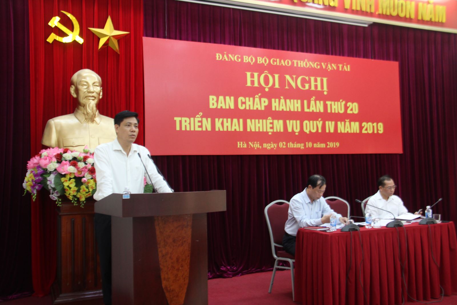 Đảng bộ VATM: Tham dự Hội nghị Ban Chấp hành Đảng bộ Bộ GTVT lần thứ 20, nhiệm kỳ 2015 – 2020