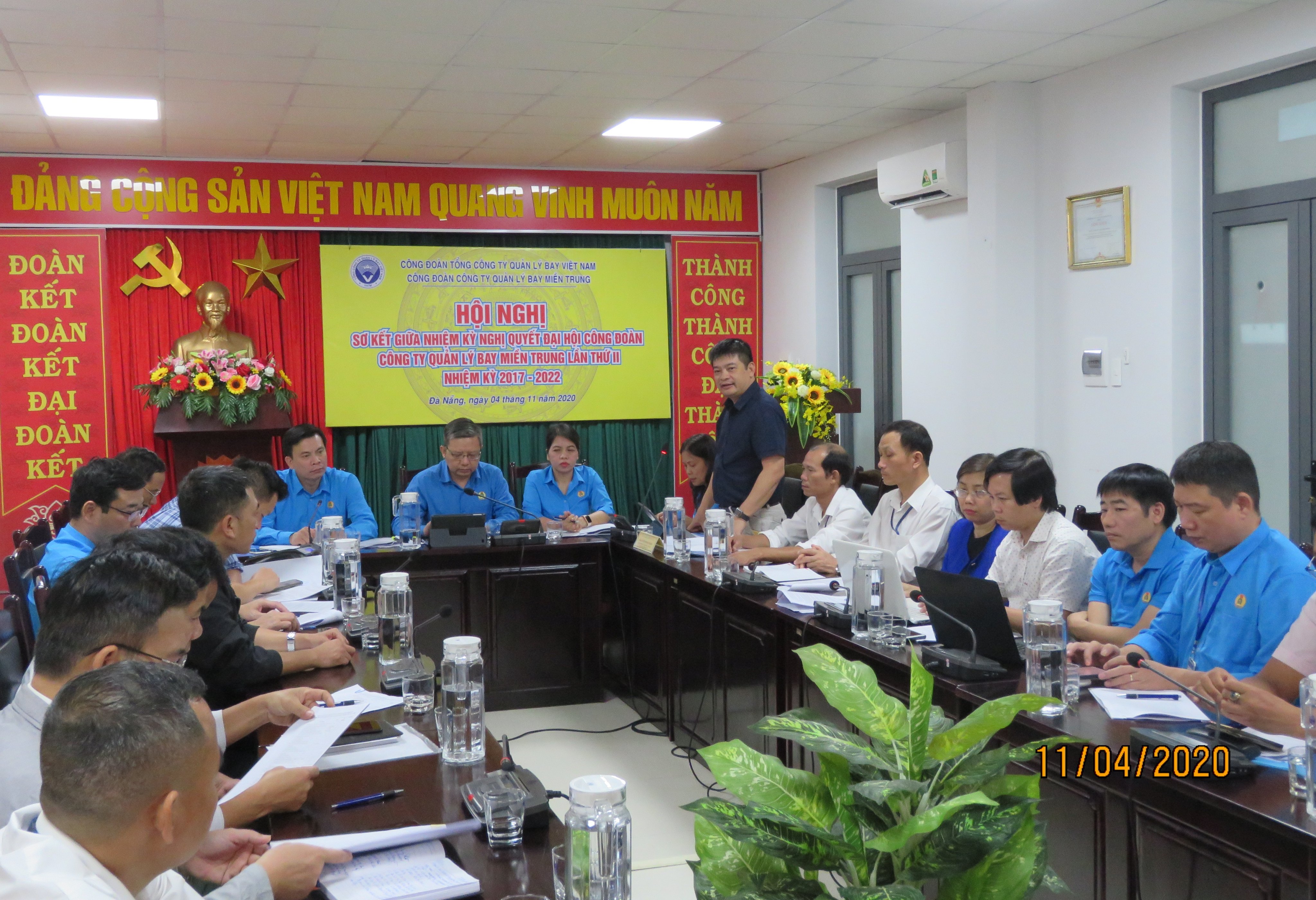 Công đoàn Công ty QLB miền Trung tổ chức Hội nghị sơ kết giữa nhiệm kỳ Nghị quyết Đại hội Công đoàn Công ty lần thứ II (Nhiệm kỳ 2017-2022)