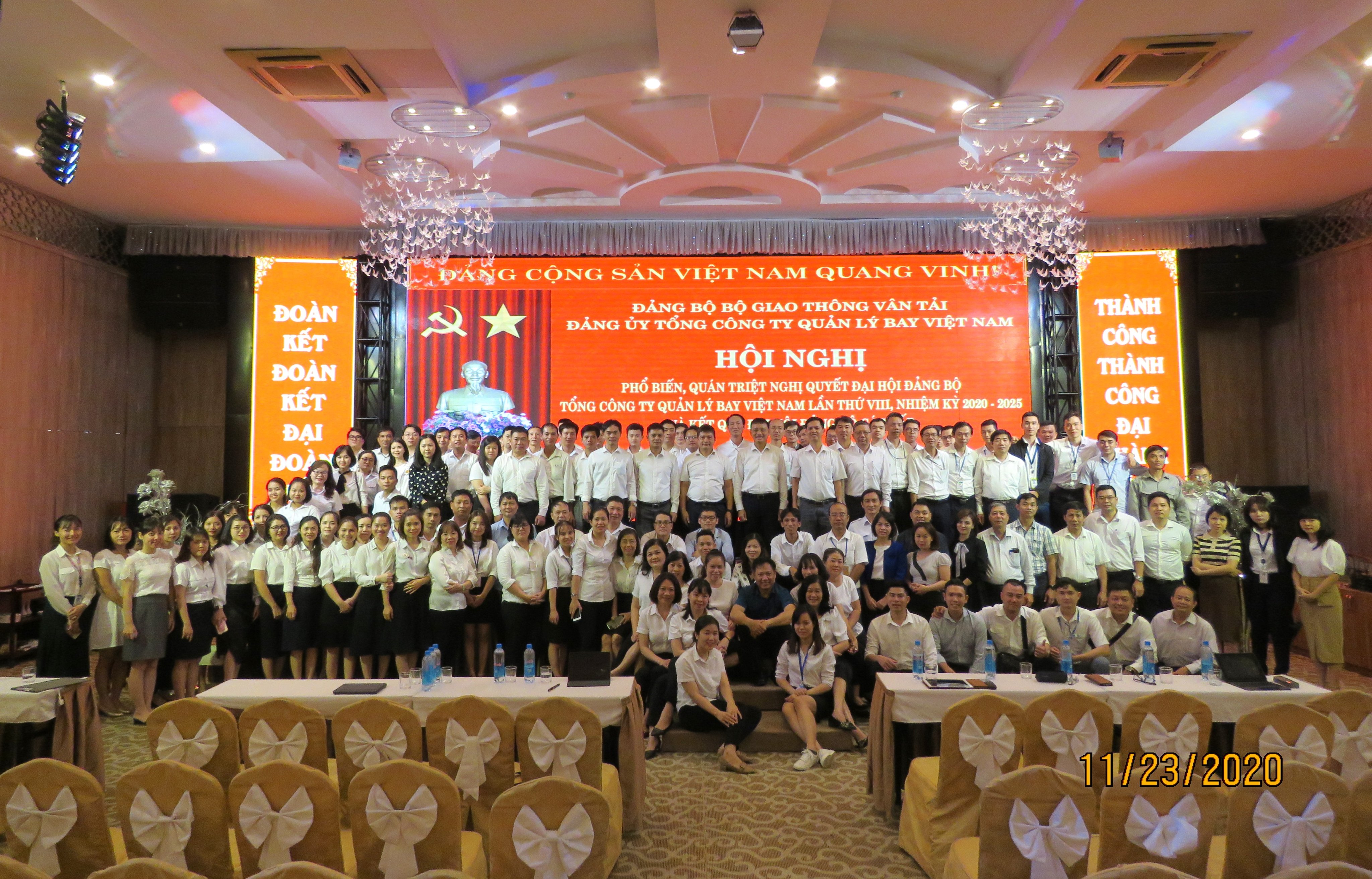 Hội nghị phổ biến, quán triệt Nghị quyết Đại hội Đảng bộ Tổng công ty Quản lý bay Việt Nam lần thứ VIII, nhiệm kỳ 2020-2025 và kết quả Đại hội Đảng bộ các cấp tại Công ty Quản lý bay miền Trung