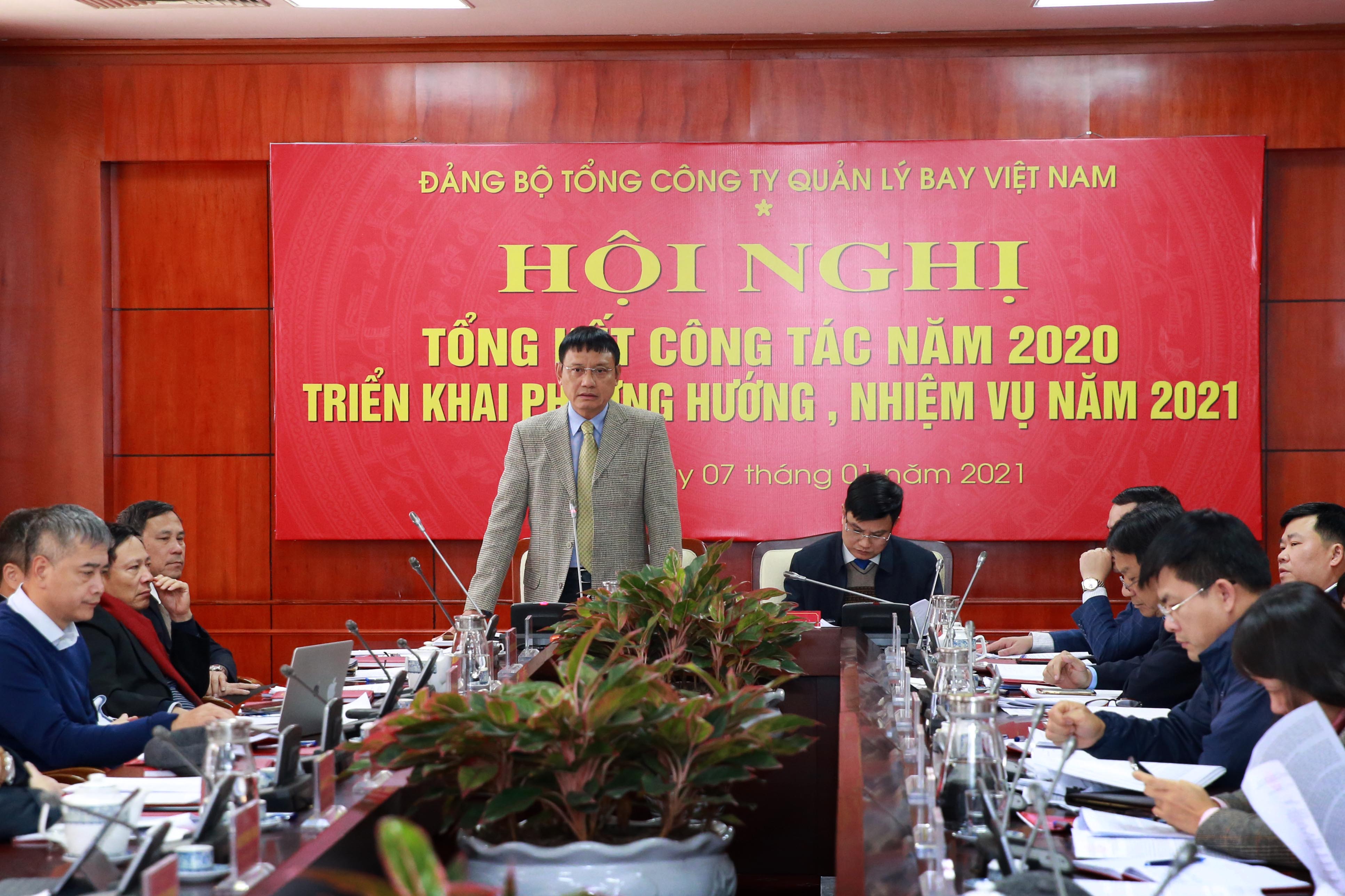 Đảng bộ VATM tổ chức Hội nghị tổng kết công tác đảng năm 2020 và, triển khai phương hướng, nhiệm vụ năm 2021