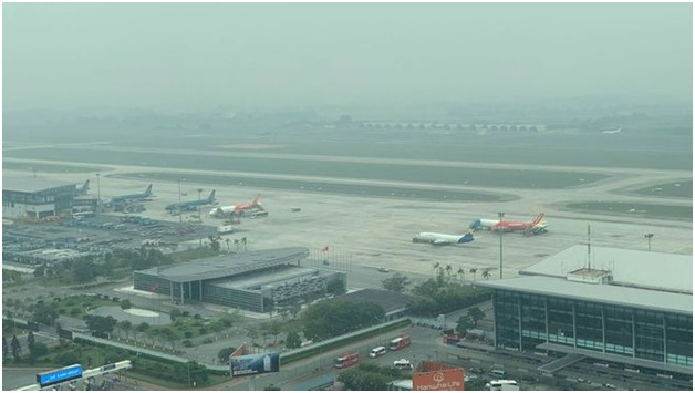 Sương mù, mưa phùn, mây thấp ảnh hưởng đến hoạt động bay tại các sân bay các sân bay khu vực miền Bắc