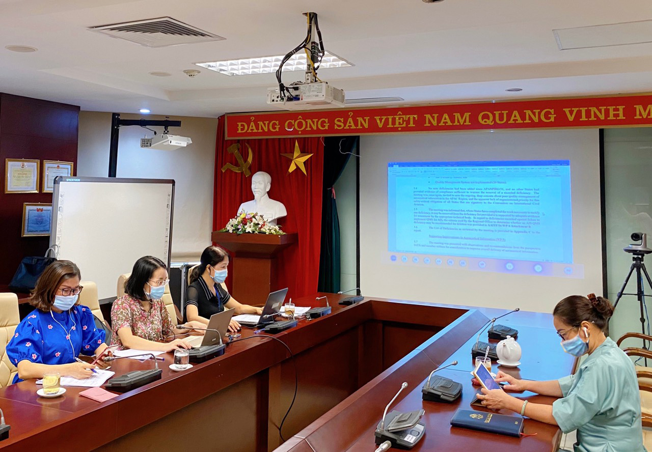 Việt Nam tham dự Hội nghị trực tuyến nhóm chuyên trách  thực hiện Quản lý tin tức hàng không lần thứ 16