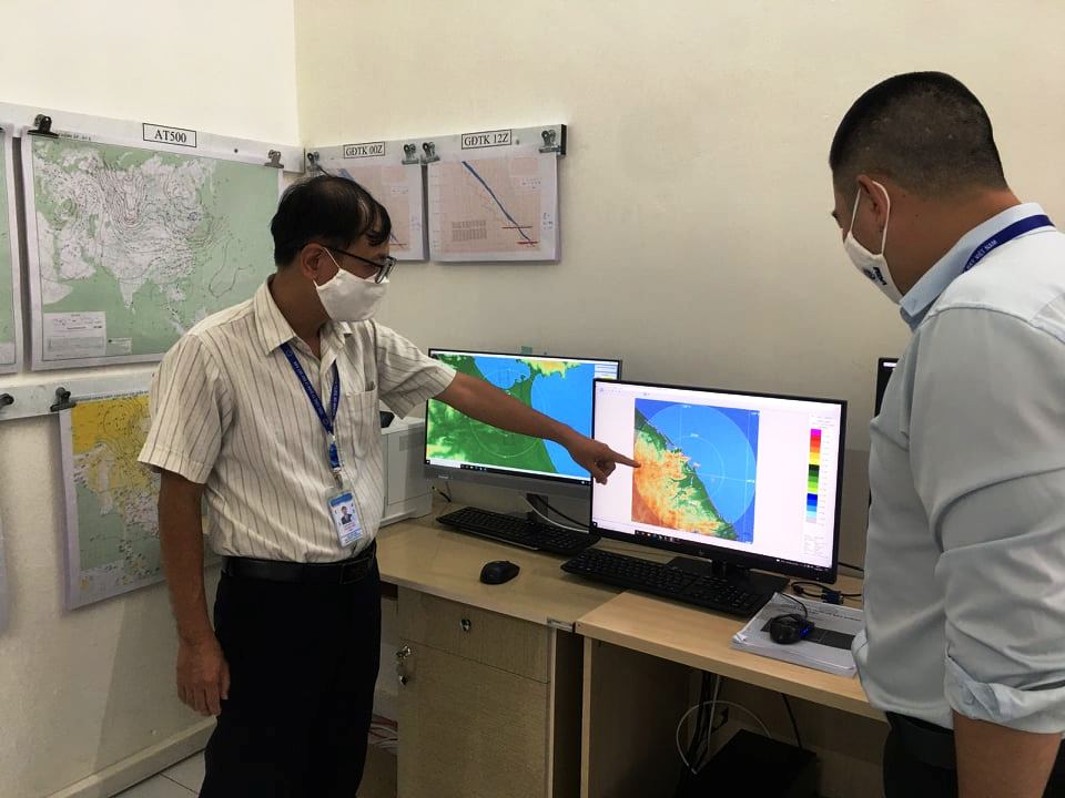 Trung tâm Khí tượng hàng không Đà Nẵng triển khai trực chốt lần 3