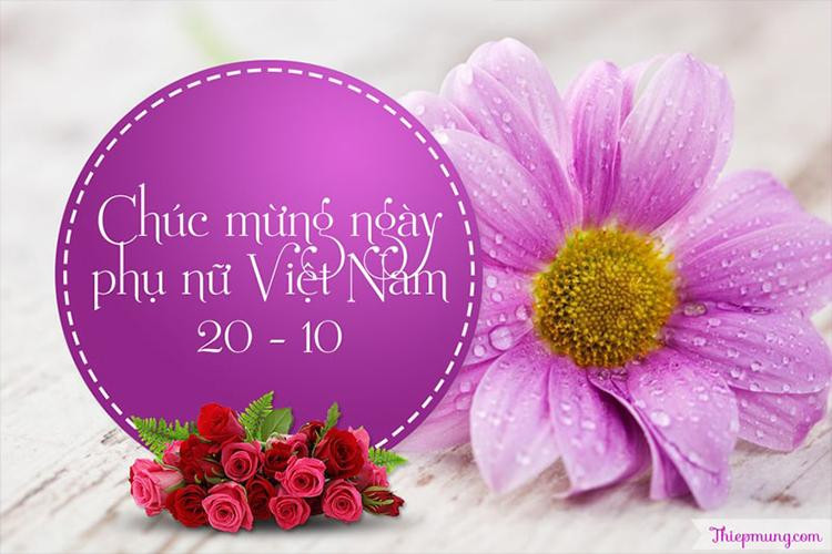 Thư chúc mừng Ngày Phụ nữ Việt Nam 20/10/2021