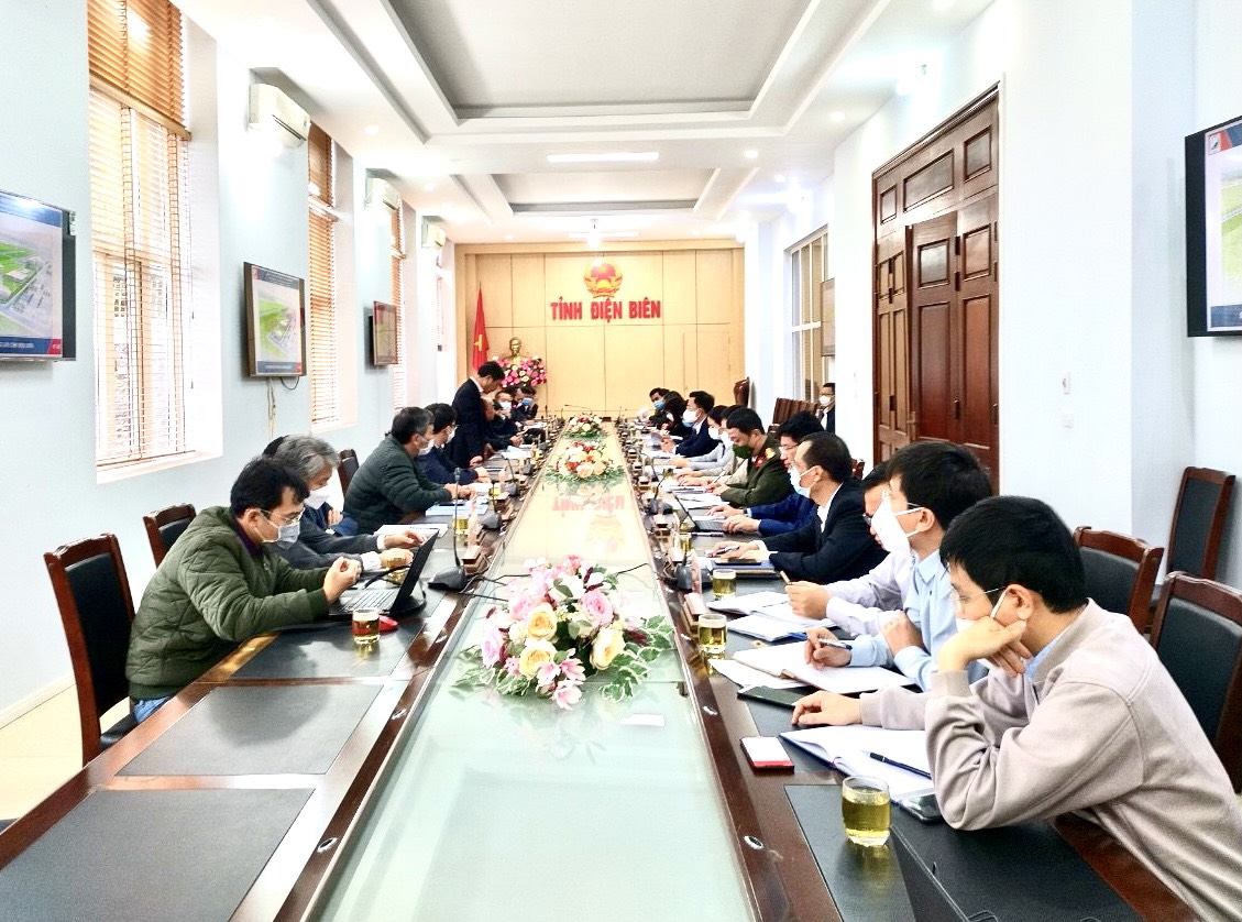 Đoàn công tác Tổng công ty Quản lý bay Việt Nam làm việc với UBND tỉnh Điện Biên