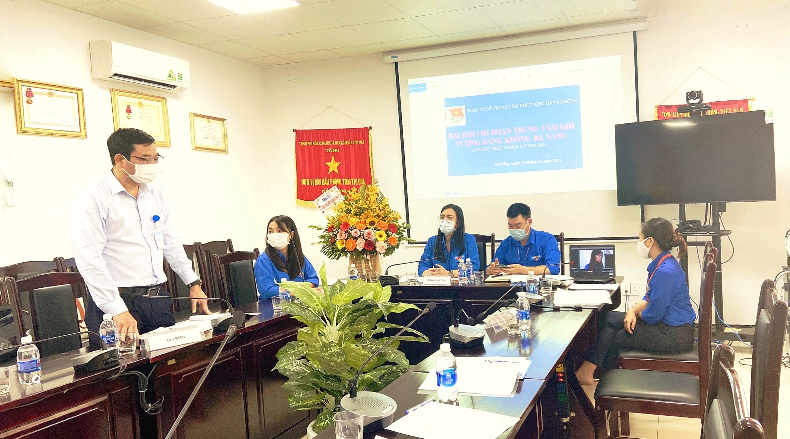 Đại hội Chi đoàn Trung tâm Khí tượng hàng không Đà Nẵng – Đoàn cơ sở Trung tâm Khí tượng hàng không nhiệm kỳ 2022 - 2024