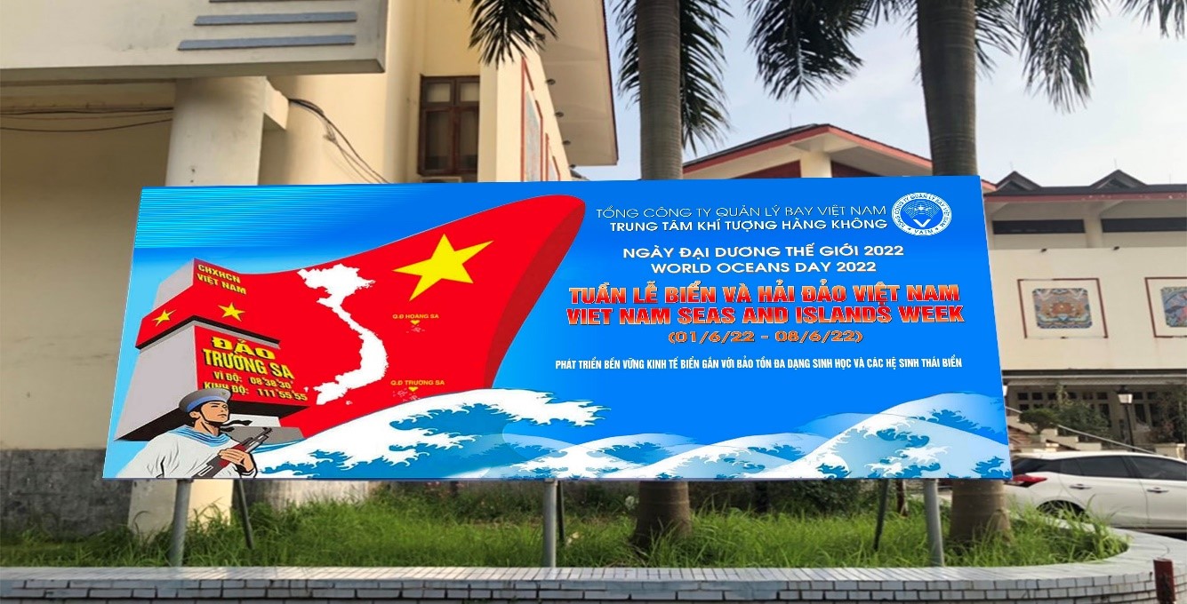 Trung tâm Khí tượng hàng không hưởng ứng “Tuần lễ Biển và Hải đảo Việt Nam” để hưởng ứng Ngày Đại dương Thế giới năm 2022
