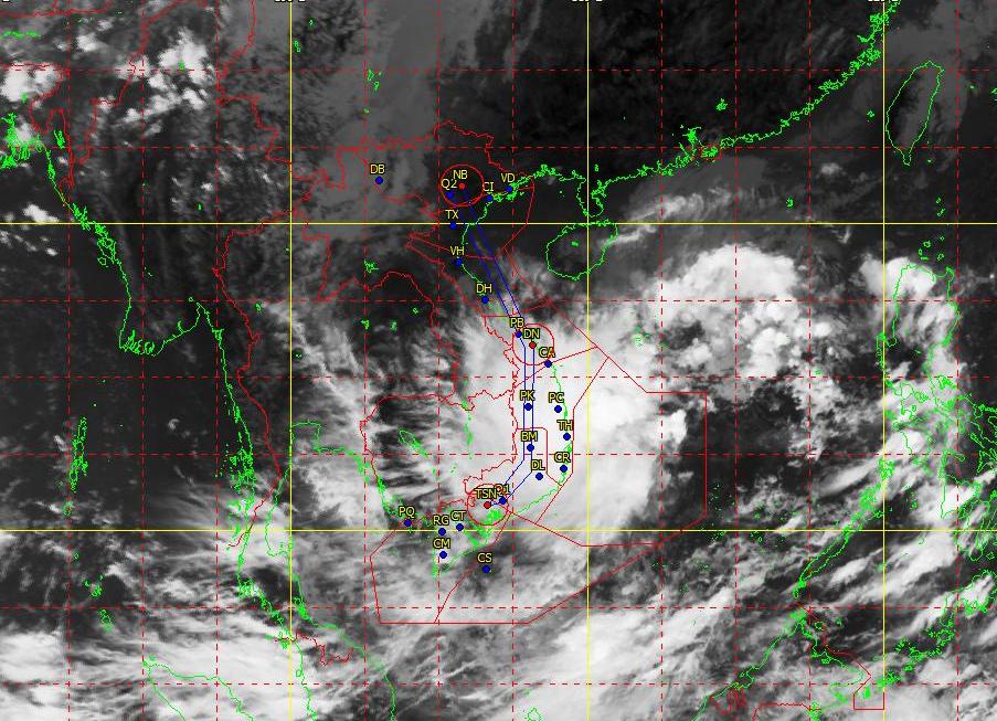 Công tác dự báo, cảnh báo về áp thấp nhiệt đới trên biển Đông (13/10/2022)