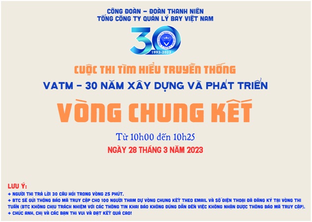 Sẵn sàng cho Vòng Chung kết Cuộc thi Tìm hiểu truyền thống “VATM - 30 năm xây dựng và phát triển”