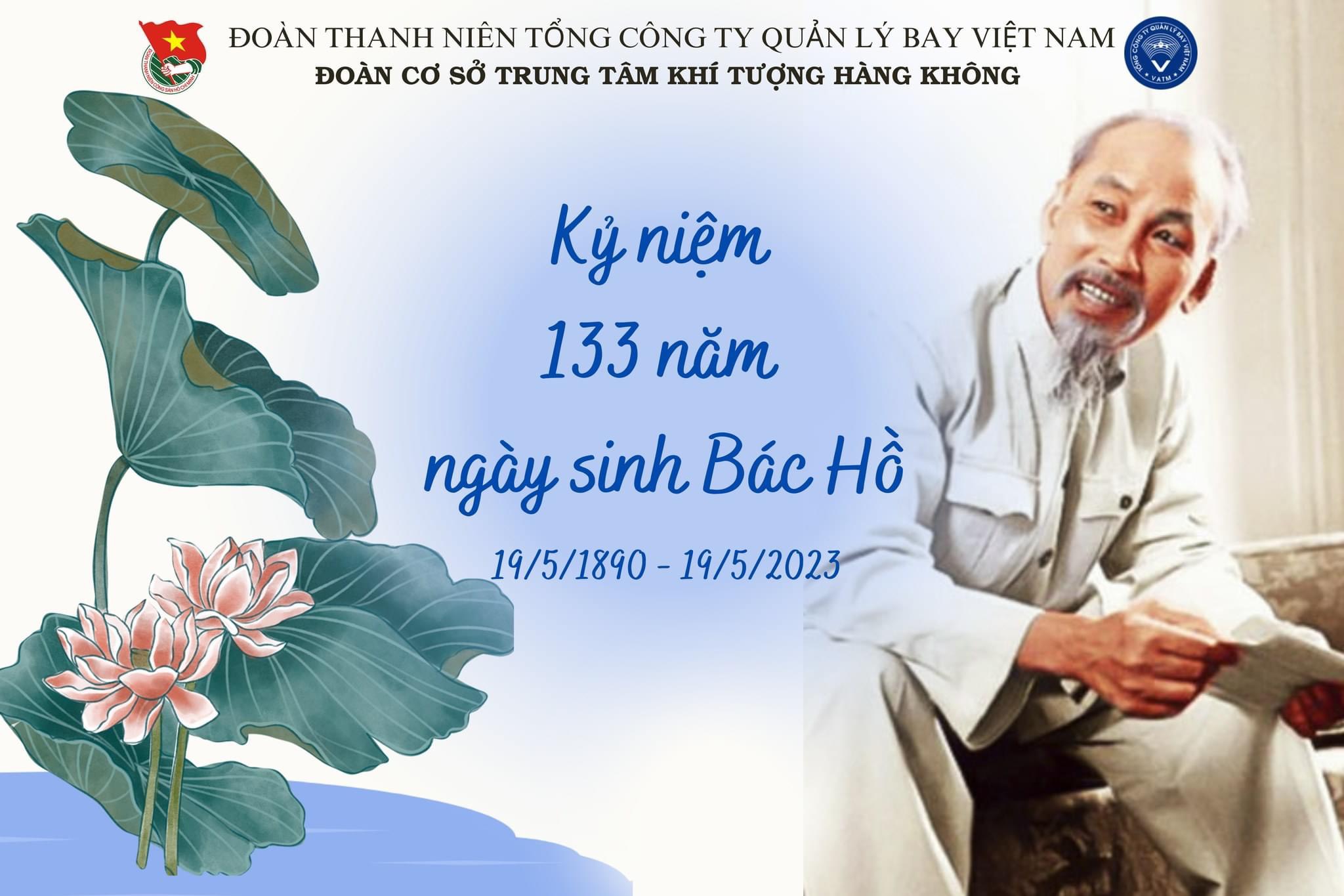 Trung tâm Khí tượng Hàng không dâng hương tưởng nhớ Chủ tich Hồ Chí Minh nhân dịp sinh nhật Bác