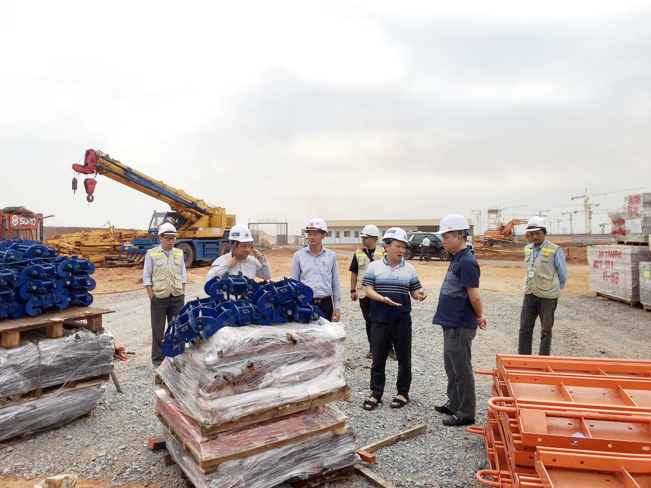 Quyền Tổng Giám đốc Nguyễn Công Long kiểm tra, giám sát dự án tại Cảng HKQT Long Thành