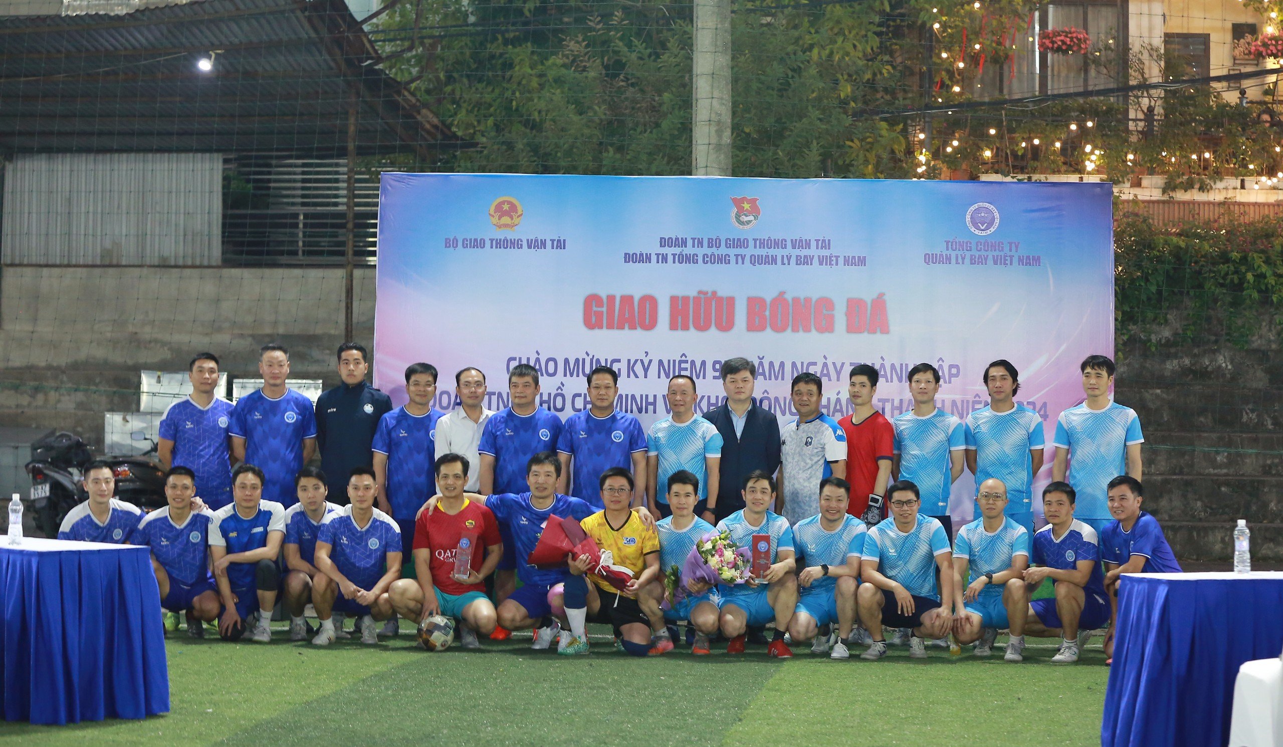 Giao hữu bóng đá Chào mừng kỷ niệm 93 năm Ngày thành lập Đoàn TNCS Hồ Chí Minh (26/3/1931 - 26/3/2024) và khởi động Tháng Thanh niên năm 2024