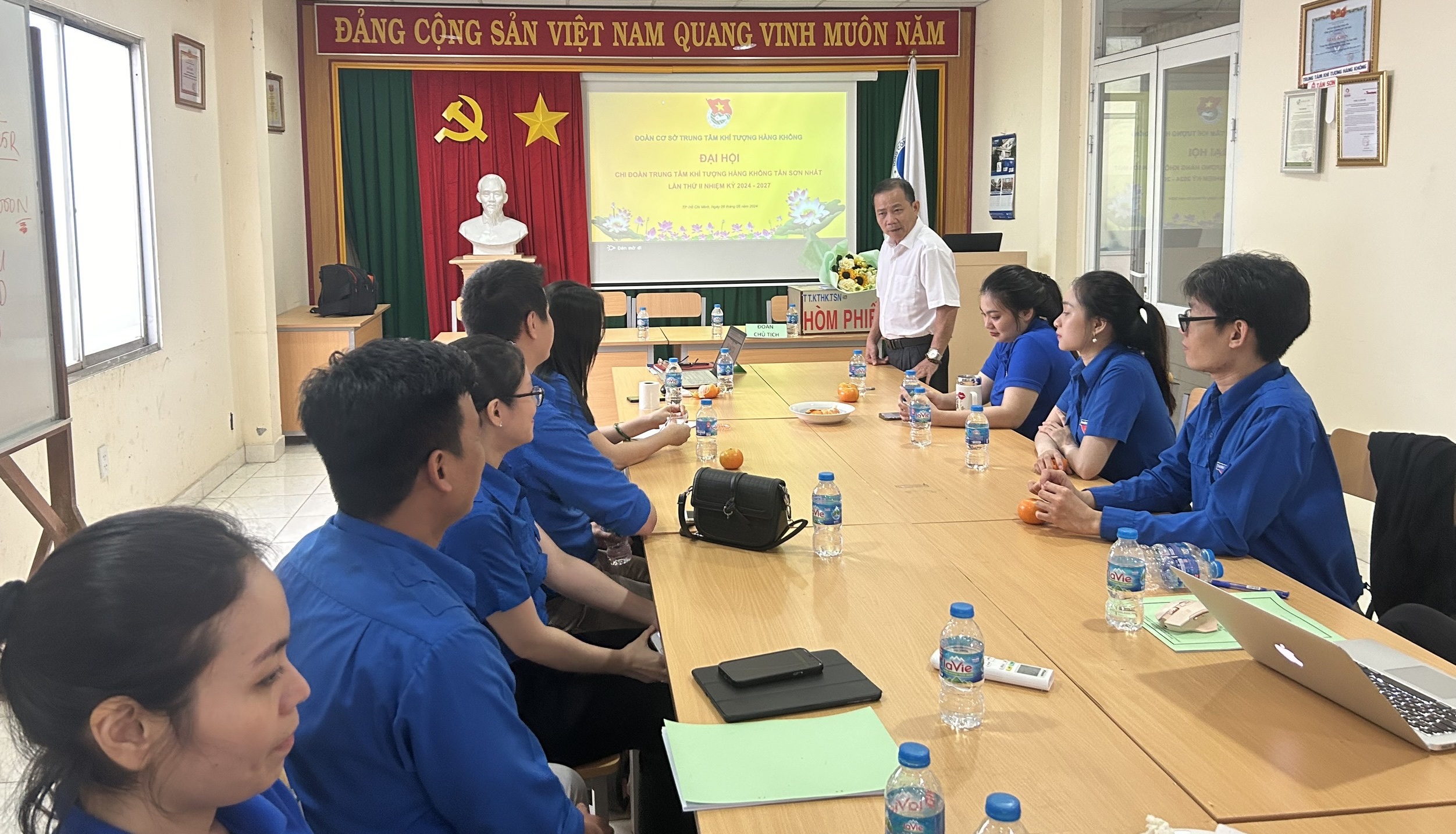 Chi đoàn Trung tâm Khí tượng hàng không Tân Sơn Nhất tổ chức Đại hội Chi đoàn nhiệm kỳ 2024-2027