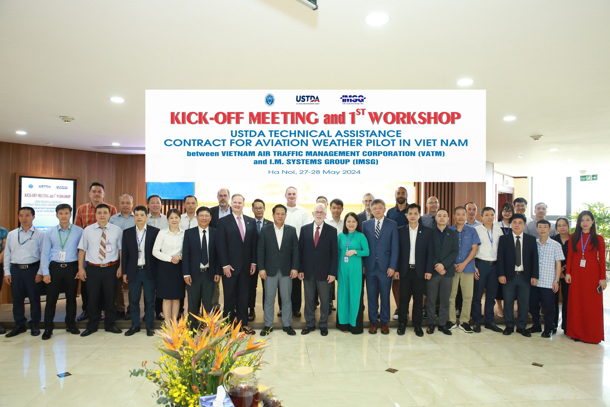 VATM – IMSG: Khởi động Dự án thí điểm về Thời tiết hàng không tại Việt Nam