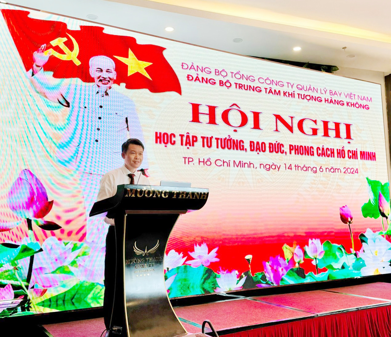 Đảng ủy Trung tâm Khí tượng hàng không tổ chức Hội nghị học tập tư tưởng, đạo đức, phong cách Hồ Chí Minh