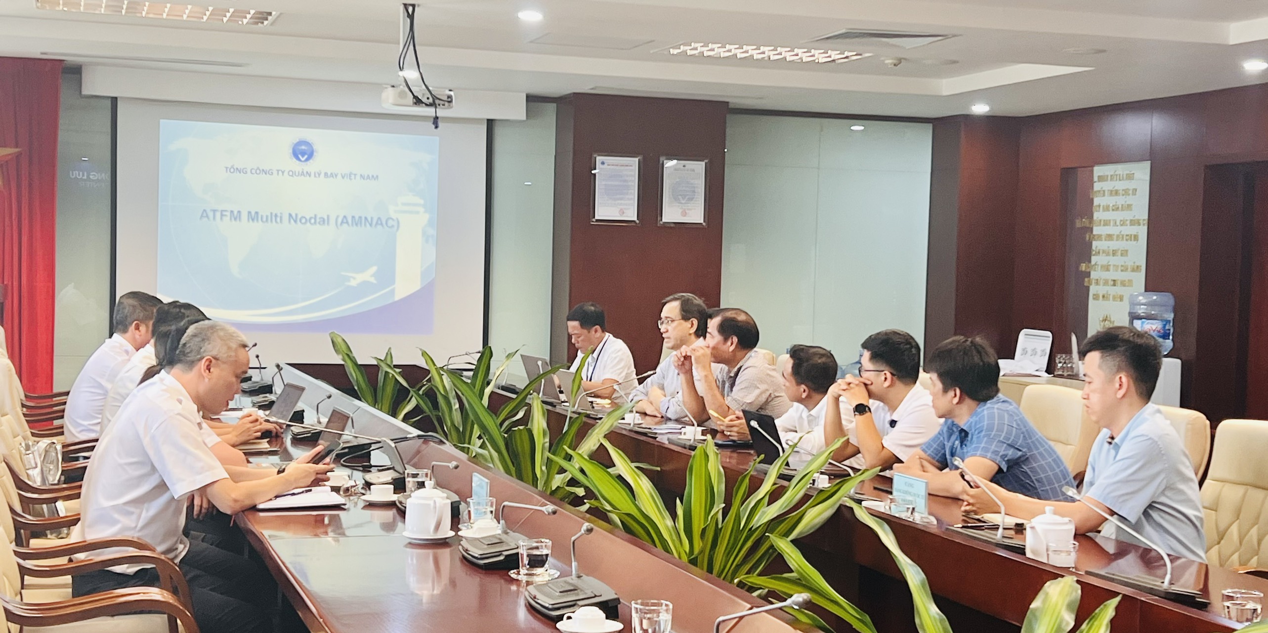 Trung tâm Quản lý luồng không lưu giới thiệu mô hình ATFM đang áp dụng với Cảng Hàng không Quốc tế Đà Nẵng