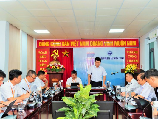 Đảng ủy Công ty Quản lý bay miền Trung tổ chức Hội nghị sơ kết công tác Đảng 6 tháng đầu năm 2024