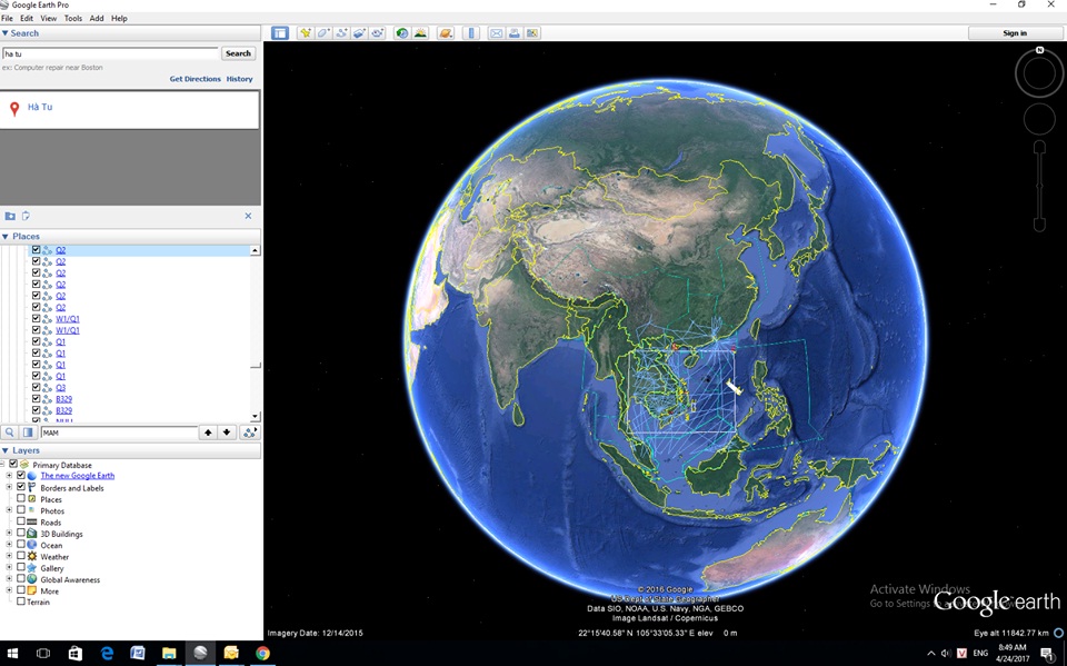 Áp Dụng Phần Mềm “Google Earth Pro” Để Hỗ Trợ Trong Công Tác Phát Hành Notam